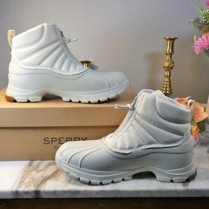 Sperry Top Sider Duck Float Zip Seacycled Winter and All Seasons Boot 6.5